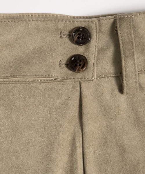 MUHET(ミュエータ)の「waist design straight pants / ウエストデザインストレートパンツ(その他パンツ・レディース・ベージュ/ネイビー/ブラウン・SMALL/MEDIUM/LARGE)」の10枚目の写真