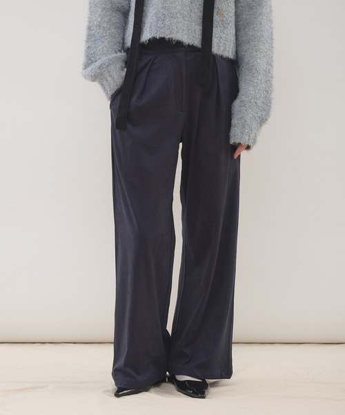 MUHET(ミュエータ)の「waist design straight pants / ウエストデザインストレートパンツ(その他パンツ・レディース・ベージュ/ネイビー/ブラウン・SMALL/MEDIUM/LARGE)」の17枚目の写真