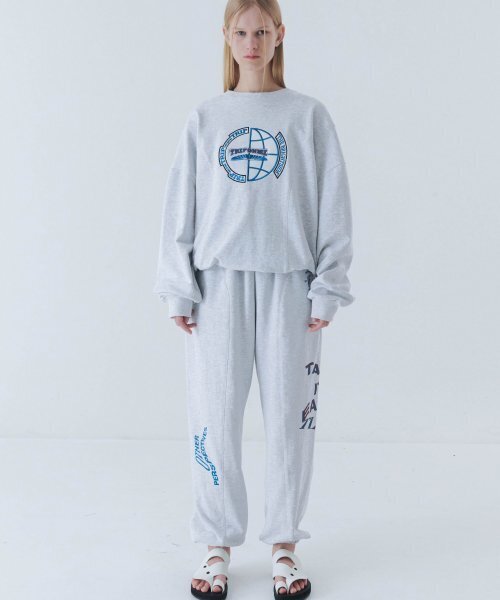 TRIP LE SENS(トリップ ル センス)の「ユニセックス TLES ロゴ ジョガーパンツ_IVORY(スウェットパンツ・レディース・その他・LARGE/MEDIUM)」の2枚目の写真