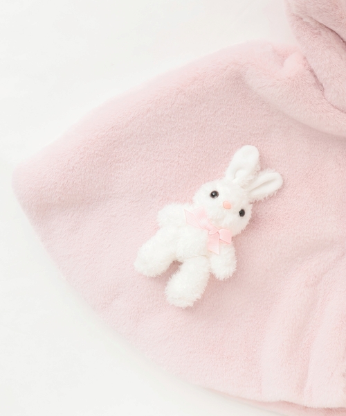 セール】うさぎ フェイクファーケープ（その他ベビーウェア）｜mezzo