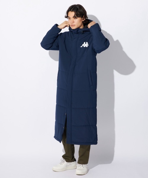 セール】【Kappa/カッパ】ロング丈ベンチコート スポーツ 散歩