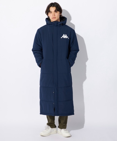 Kappa（カッパ）の「【Kappa/カッパ】ロング丈ベンチコート　スポーツ　散歩　アウトドア　ゴルフ（ダウンジャケット/コート・メンズ・ネイビー/ブラック・MEDIUM/LARGE/X-LARGE）」の21枚目の写真