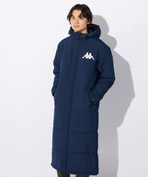 セール】【Kappa/カッパ】ロング丈ベンチコート スポーツ 散歩