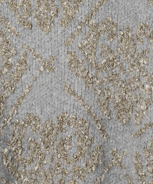 LEPSIM（レプシィム）の「3.5ゲージペルシャ柄プルオーバー　603981（ニット/セーター・レディース・グレー/ブラウン・FREE）」の16枚目の写真