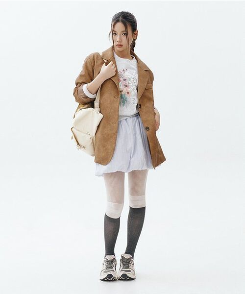 Vivacious(ビバシャス)の「Beau Art Leather Jacket CAMEL(ライダースジャケット・レディース・キャメル・FREE)」の8枚目の写真