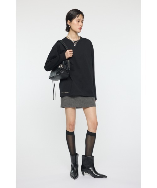 PROJECT U（プロジェクトユー）の「PU ARTWORKS ロングスリーブTシャツ（Tシャツ/カットソー・レディース・ブラック/ブラウン・FREE）」の13枚目の写真