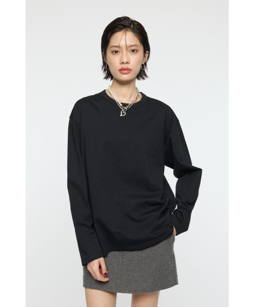 PROJECT U（プロジェクトユー）の「PU ARTWORKS ロングスリーブTシャツ（Tシャツ/カットソー・レディース・ブラック/ブラウン・FREE）」の14枚目の写真