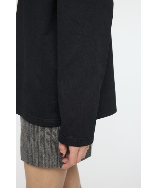 PROJECT U（プロジェクトユー）の「PU ARTWORKS ロングスリーブTシャツ（Tシャツ/カットソー・レディース・ブラック/ブラウン・FREE）」の5枚目の写真