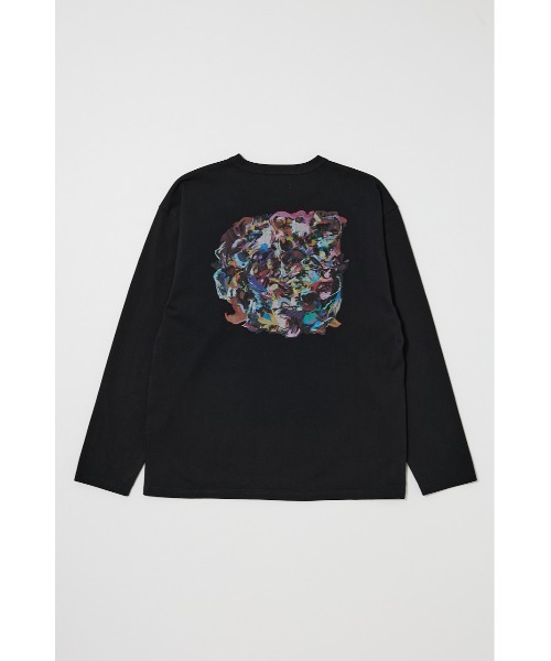 PROJECT U（プロジェクトユー）の「PU ARTWORKS ロングスリーブTシャツ（Tシャツ/カットソー・レディース・ブラック/ブラウン・FREE）」の8枚目の写真