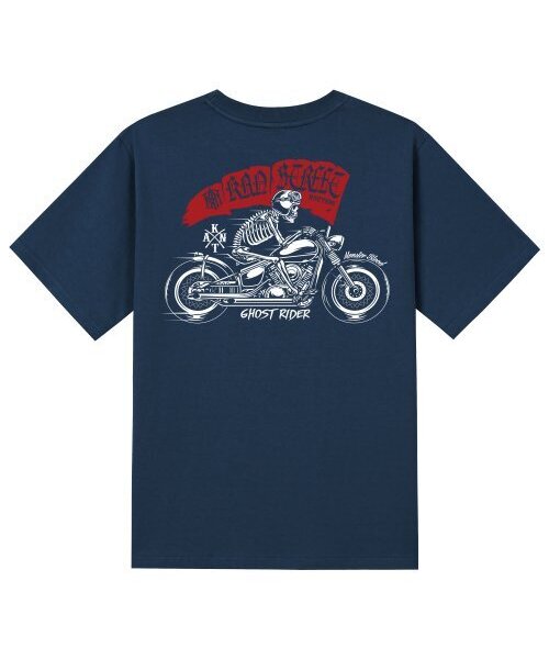 KAN6312(カン6312)の「KTN0148 チャッパーズ 半袖Tシャツ - ネイビー(Tシャツ/カットソー・メンズ・その他・SMALL/MEDIUM/LARGE/X-LARGE)」の1枚目の写真