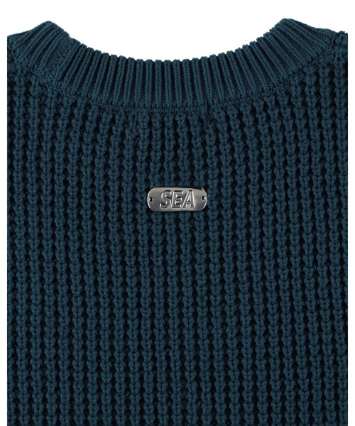 Waffle Crewneck Knit Sweater（ニット/セーター）｜WIND AND SEA