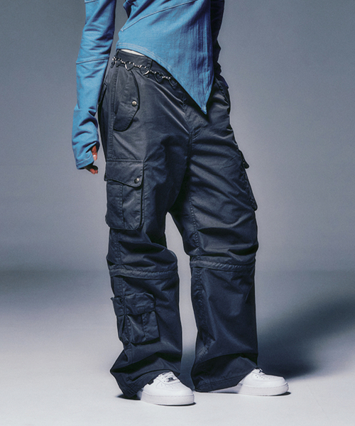 セール】ZIPPER CUT CARGO POCKET PANTS ASH BROWN（その他パンツ