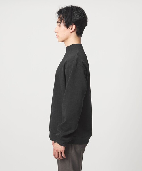 green label relaxing（グリーンレーベルリラクシング）の「メランジ ダンボール モックネック カットソー（Tシャツ/カットソー・メンズ・ライトグレー/ダークグレー/ネイビー・M/L/S/XL）」の12枚目の写真