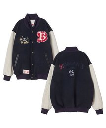 Beyond Closet（-）の「[COLLECTION LINE]アーカイブロゴエディションウールスタジアムジャンパーネイビー（スタジャン）」