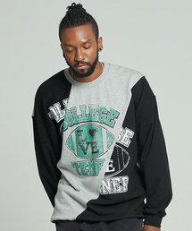 TENER（テネル）の「3PCS オーバーサイズ ラグビー スウェット ブラック（スウェット）」