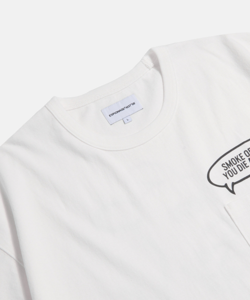 ESPIONAGE(エスピオナジ)の「Smoking Rat(Anyway) Heavyweight Tee Off White(Tシャツ/カットソー・レディース・その他・MEDIUM/LARGE/X-LARGE)」の4枚目の写真
