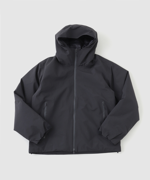 417 EDIFICE（フォーワンセブンエディフィス）の「ES.1 3lyr down hoodie / ダウンパーカー（ダウンジャケット/コート・メンズ・ブラック/チャコールグレー/ネイビー・LARGE）」の2枚目の写真