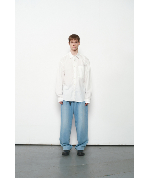 HORLISUN(ホーリーサン)の「Jane Solid Extra Typewriter Shirt Off White(シャツ/ブラウス・レディース・その他・LARGE/MEDIUM/SMALL)」の4枚目の写真