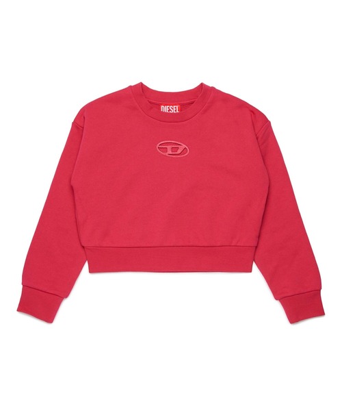 DIESEL KIDS(ディーゼルキッズ)の「DIESEL(ディーゼル)Kids & Junior ワンポイントブランドロゴスウェットプルオーバー(スウェット・キッズ・ブラック/ホワイト/イエロー/コーラル/ピンク・4Y/10Y/12Y/16Y/14Y/6Y/8Y)」の4枚目の写真