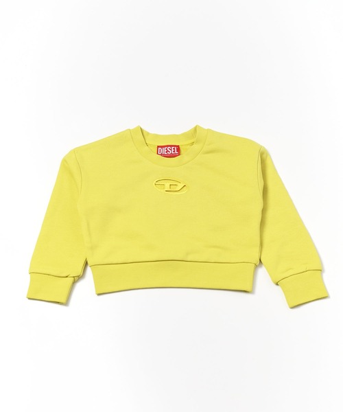 DIESEL KIDS(ディーゼルキッズ)の「DIESEL(ディーゼル)Kids & Junior ワンポイントブランドロゴスウェットプルオーバー(スウェット・キッズ・ブラック/ホワイト/イエロー/コーラル/ピンク・4Y/10Y/12Y/16Y/14Y/6Y/8Y)」の3枚目の写真