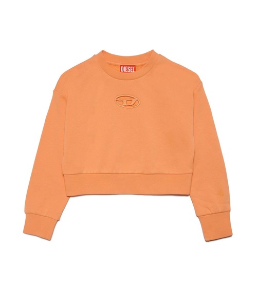 DIESEL KIDS(ディーゼルキッズ)の「DIESEL(ディーゼル)Kids & Junior ワンポイントブランドロゴスウェットプルオーバー(スウェット・キッズ・ブラック/ホワイト/イエロー/コーラル/ピンク・4Y/10Y/12Y/16Y/14Y/6Y/8Y)」の5枚目の写真