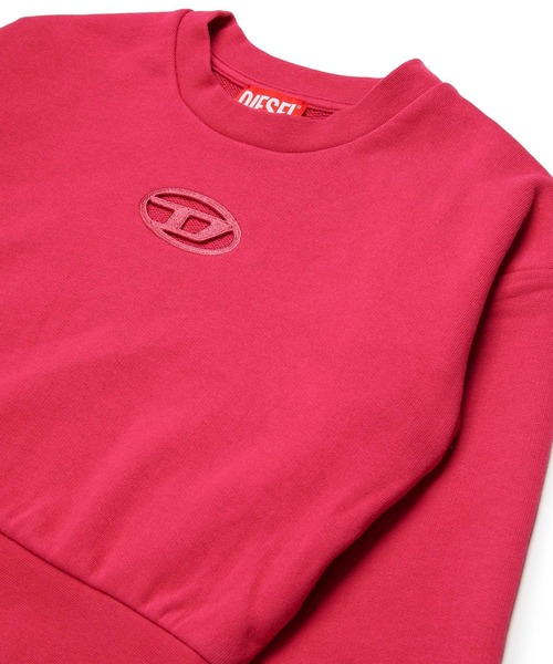 DIESEL KIDS(ディーゼルキッズ)の「DIESEL(ディーゼル)Kids & Junior ワンポイントブランドロゴスウェットプルオーバー(スウェット・キッズ・ブラック/ホワイト/イエロー/コーラル/ピンク・4Y/10Y/12Y/16Y/14Y/6Y/8Y)」の11枚目の写真