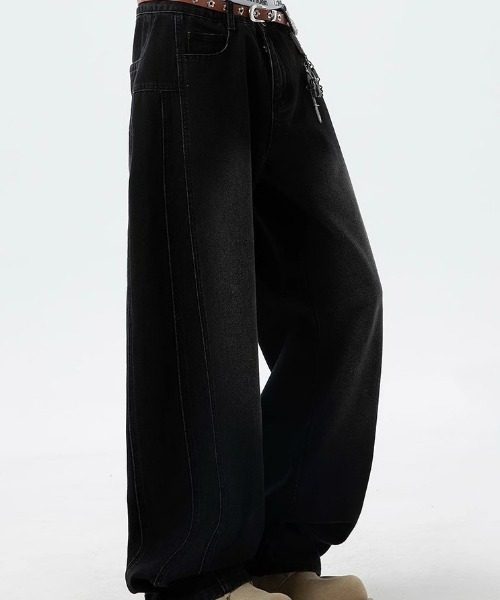 REBALANCE(リバランス)の「ルーズストレートデザインデニム(デニムパンツ・メンズ・B/A・LARGE/MEDIUM/X-LARGE)」の9枚目の写真