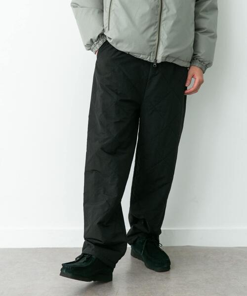 URBAN RESEARCH Sonny Label（アーバンリサーチサニーレーベル）の「キルティング中綿イージーパンツ（その他パンツ・メンズ・カーキ/ブラック・LARGE/MEDIUM）」の4枚目の写真