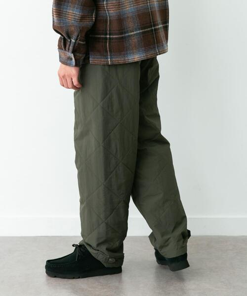 URBAN RESEARCH Sonny Label（アーバンリサーチサニーレーベル）の「キルティング中綿イージーパンツ（その他パンツ・メンズ・カーキ/ブラック・LARGE/MEDIUM）」の14枚目の写真