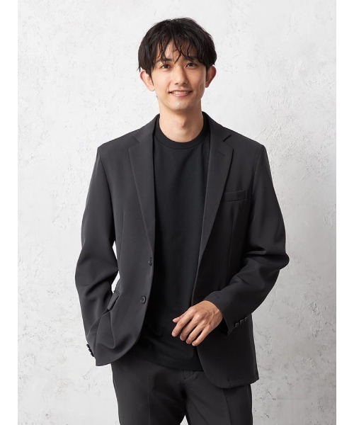 未使用　スーツ　ハルヤマ　既製品　メンズ　Y6　ビジネス　セットアップ スーツ 2つボタン【WEB限定】4WAYストレッチ シャドウストライプ