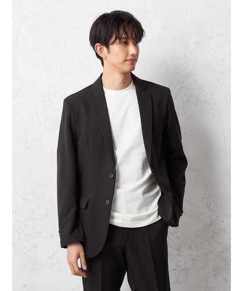 HARUYAMA(ハルヤマ)の「【オフィスカジュアル】AIR SUIT 洗える スーツ セットアップ 防シワ ストレッチ|オールシーズン対応・上下セット(スーツセット・メンズ・ネイビー/チャコールグレー/ブラック・S/M/L/LL)」の4枚目の写真