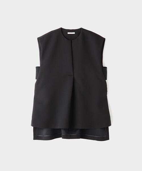LE PHIL（ルフィル）の「マトラッセトリプルクロスジレ（シャツ/ブラウス・レディース・ネイビー/ホワイト系その他/ブラック・F）」の12枚目の写真