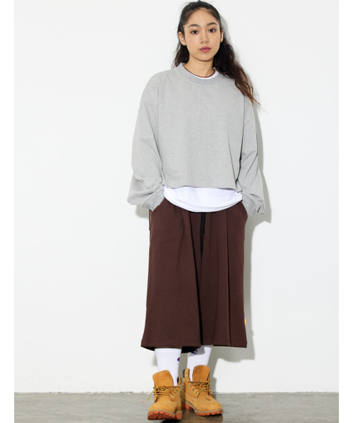 PHILIPPAKER(フィリップペイカー)の「バミューダジャイアントツーピンタックスウェット9部パンツモカムース(その他パンツ・メンズ・その他・MEDIUM/LARGE/X-LARGE)」の4枚目の写真