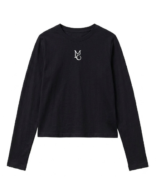MOIREMOA(モアレモア)の「MO basic tee-Black(Tシャツ/カットソー・レディース・ブラック・FREE)」の1枚目の写真
