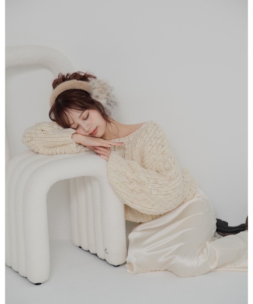 jumelle（ジュメロ）の「チャンキースラブニット（ニット/セーター・レディース・アイボリー・MEDIUM）」の16枚目の写真