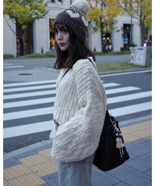 jumelle（ジュメロ）の「チャンキースラブニット（ニット/セーター・レディース・アイボリー・MEDIUM）」の14枚目の写真