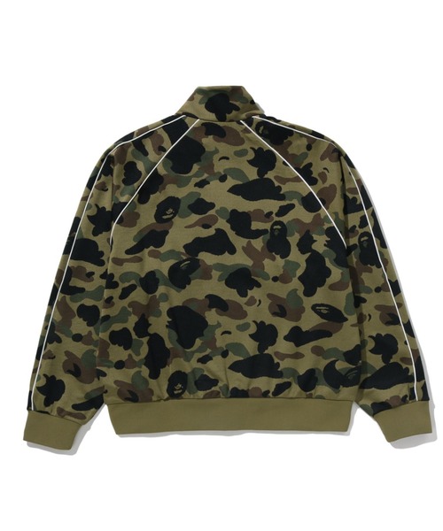 A BATHING APE（アベイシングエイプ）の「1ST CAMO LOGO RELAXED FIT TRACK JACKET（ジャージ・メンズ・グリーン/イエロー・MEDIUM/X-LARGE/SMALL/XX-LARGE/LARGE）」の3枚目の写真