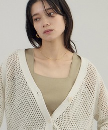 SALON adam et rope' | シルクリブタンクトップ(タンクトップ)