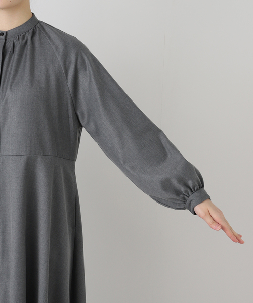 IENA（イエナ）の「エンブロイダードティアードレス（ワンピース・レディース・チャコールグレー/ブラウン・38/36）」の14枚目の写真