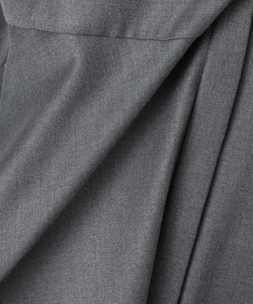 IENA（イエナ）の「エンブロイダードティアードレス（ワンピース・レディース・チャコールグレー/ブラウン・38/36）」の5枚目の写真