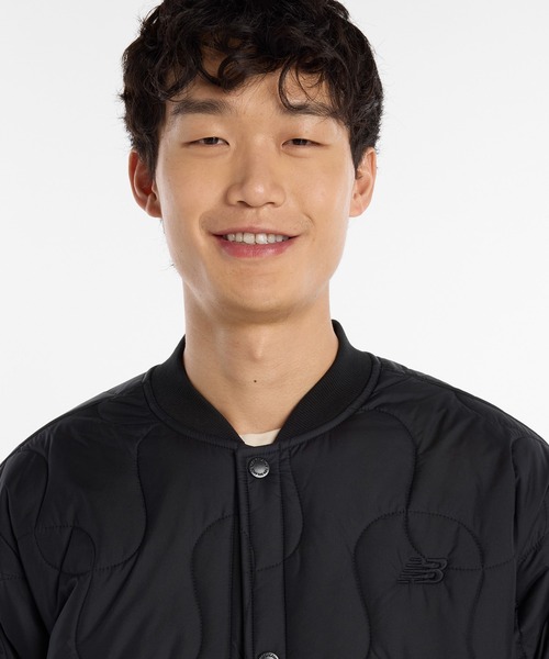 NEW BALANCE（ニューバランス）の「LNYパデットジャケット（ブルゾン・メンズ・ベージュ/ブラック・X-LARGE/LARGE/MEDIUM/SMALL/XX-LARGE）」の5枚目の写真