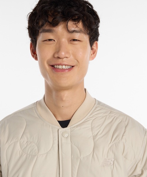 NEW BALANCE（ニューバランス）の「LNYパデットジャケット（ブルゾン・メンズ・ベージュ/ブラック・X-LARGE/LARGE/MEDIUM/SMALL/XX-LARGE）」の11枚目の写真