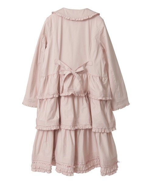 ピンクハウス　フリルいっぱいコート フリル使いティアードコート（その他アウター）｜PINK HOUSE（ピンク