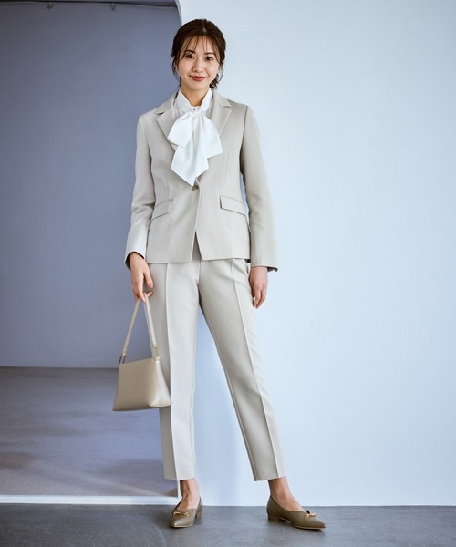 ROPE' PICNIC（ロペピクニック）の「360°ウルトラストレッチ テーラードジャケット/ UVカット・花粉ガード・セットアップ対応（テーラードジャケット・レディース・ベージュ系その他/ネイビー/ブラック/グレー系その他・S/M/L）」の16枚目の写真