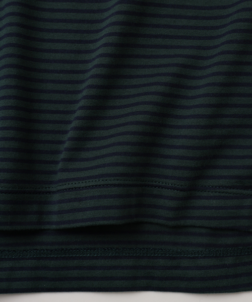 UNFOLLOW（アンフォロー）の「【FOLL / フォル】wardrobe border tee（Tシャツ/カットソー・メンズ・ネイビー/グレー・3/2/1）」の5枚目の写真