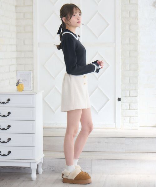 ems excite（エムズエキサイト）の「クルクル起毛SPT（その他パンツ・レディース・ブラック/ナチュラル・FREE）」の17枚目の写真