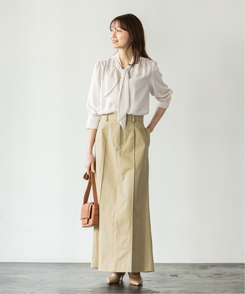 Noble(ノーブル)の「《WEB&日本橋店限定・追加》ロイヤルサテンボウタイブラウス(シャツ/ブラウス・レディース・アイボリー/ピンク系その他・FREE)」の22枚目の写真