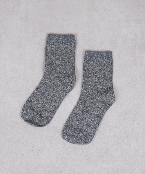 GALLARDAGALANTE（ガリャルダガランテ）の「グリッターソックス（ソックス/靴下・レディース・グレー/ベージュ・FREE）」の3枚目の写真