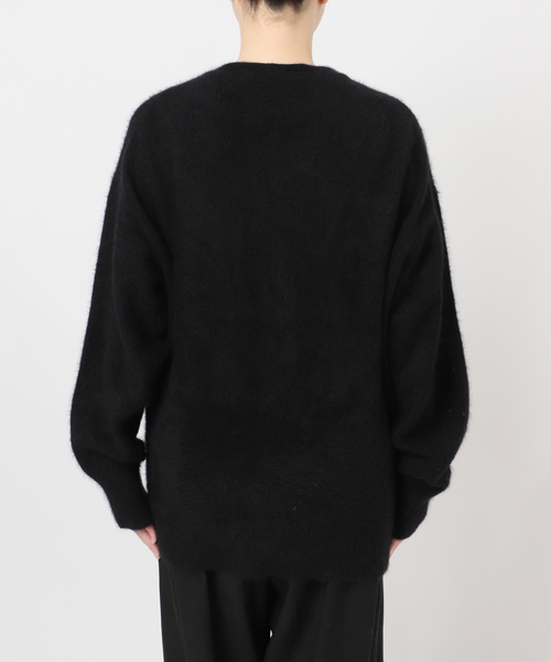 journal standard L'essage（ジャーナルスタンダードレサージュ）の「FOX&スーパーファインメリノ カーディガン（ニット/セーター・レディース・ブラック/アイボリー/ピンク系その他・FREE）」の18枚目の写真