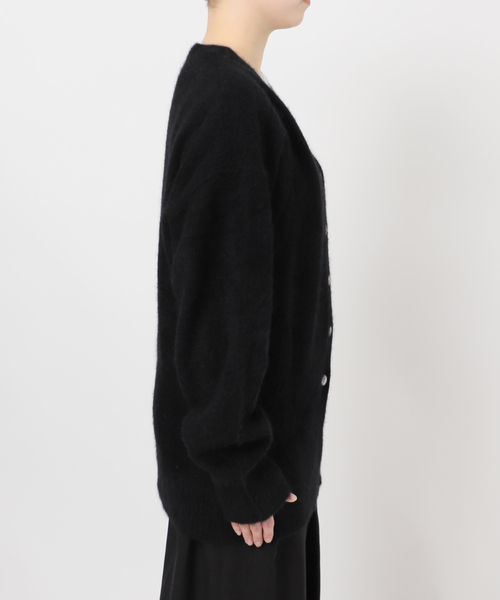 journal standard L'essage（ジャーナルスタンダードレサージュ）の「FOX&スーパーファインメリノ カーディガン（ニット/セーター・レディース・ブラック/アイボリー/ピンク系その他・FREE）」の19枚目の写真